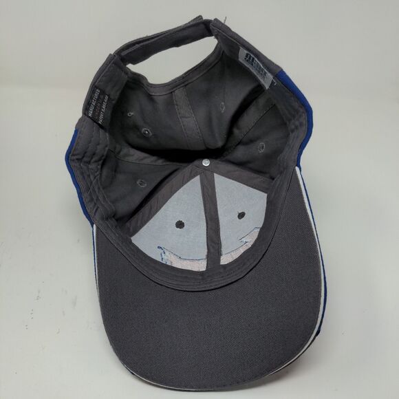 Main Gate Summit Racing Equipment Strapback Hat Gray OSFM Embroidered Logo - Picture 9 of 12
